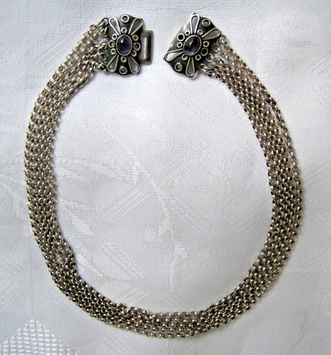 Art deco kropfkette 925 silber - art,