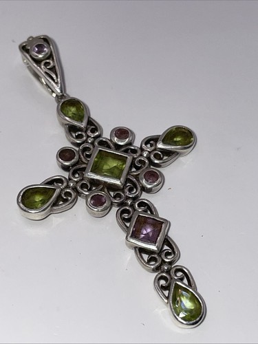 Vintage 925 silber kreuz - silber,