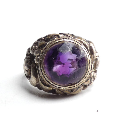 925 silber ring amethyst - 925,