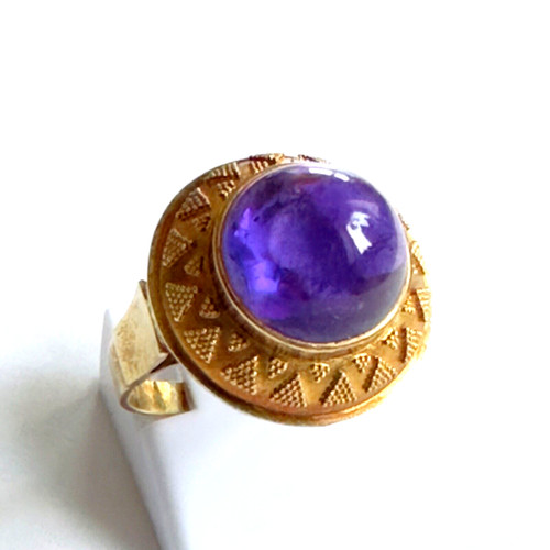 Antiker amethystring amethyst - antiker,
