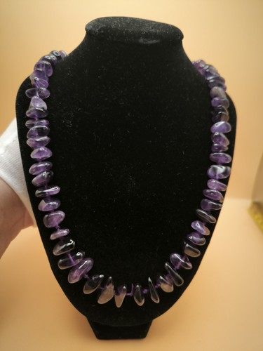 Vintage amethyst kette 54cm - vintage,
