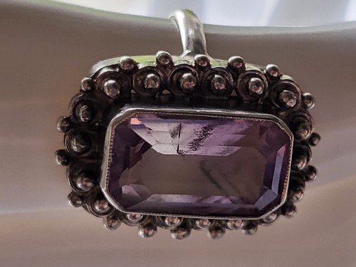 Großer amethyst ring 835er - ring,