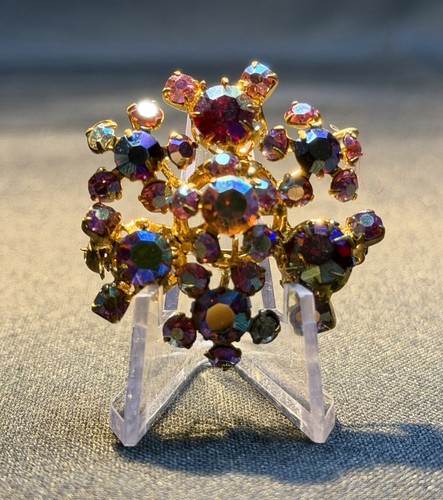 Vintage strass brosche aurora - brosche,