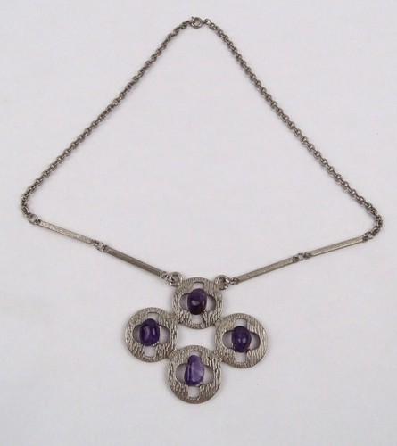 Vintage modernist amethyst - vintage,