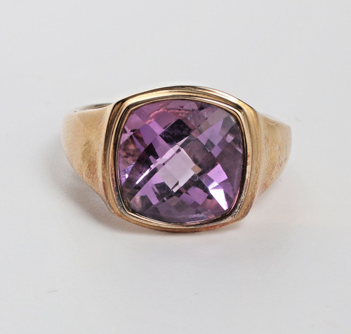 Amethyst ring 375 gg - amethyst-ring,,
