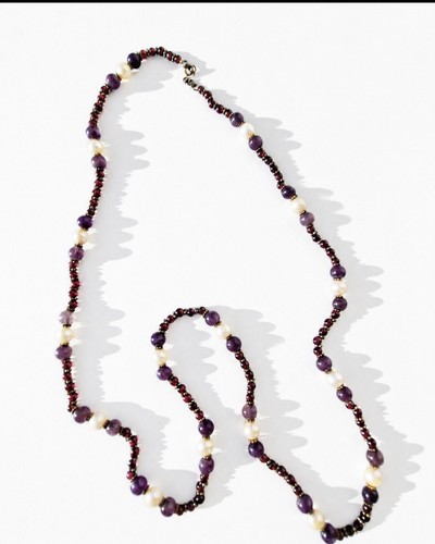 Vintage granate amethyst - granate,