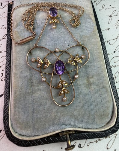 Collier antik anhänger - collier,,