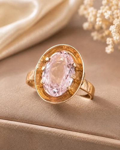 Vintage ring 333 gold - gold, mit